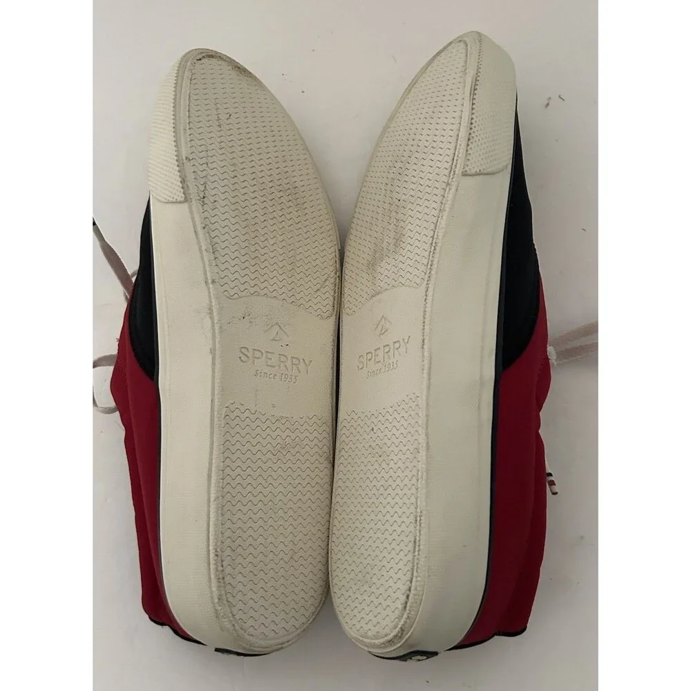 Sperry Striper II Bionic CVO SNEAKERS Shoes Nylon Men's Size 9 Red Navy